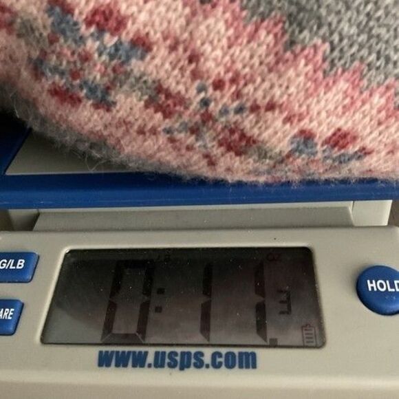 NWOT Garnet Hill Wool Blend Highland Turtleneck Sweater Women Size M Gray/Pink - Picture 10 of 10